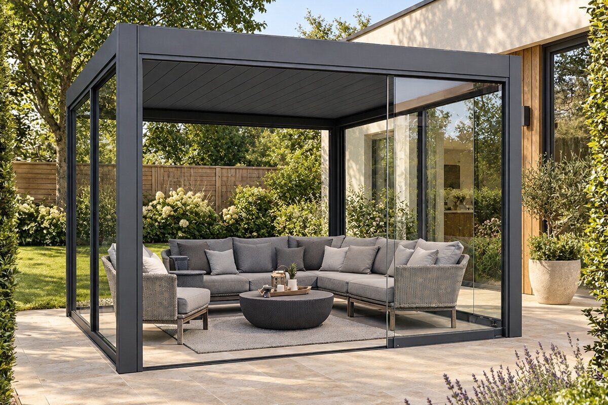 Slik planlegger du en pergola på en liten eller smal terrasse
