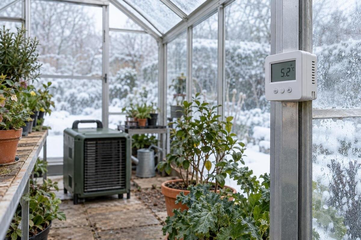 Slik plasserer du temperaturføleren i drivhuset