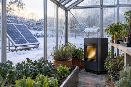 Er solenergi nok til å varme drivhuset vinterstid?
