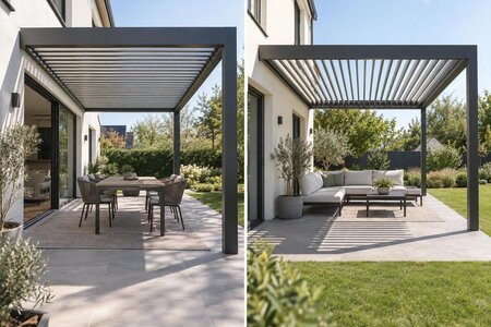 Lamellretning på pergola: langs eller tvers av huset?