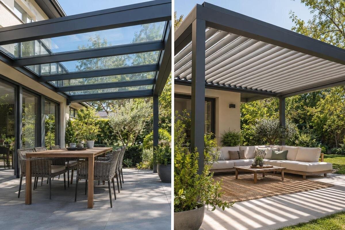 Fast glasstak eller lamelltak til pergola?