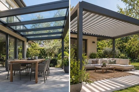 Fast glasstak eller lamelltak til pergola?