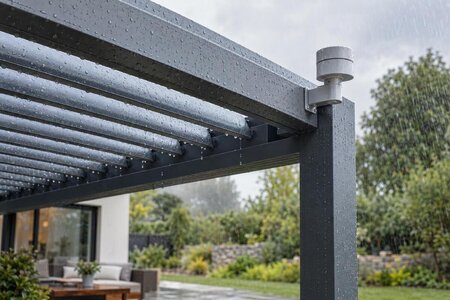 Regnsensor til pergola: hva registrerer den – og hva gjør den ikke?