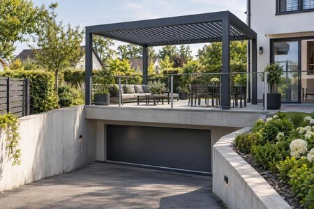 Slik planlegger du pergola over kjeller eller garasje