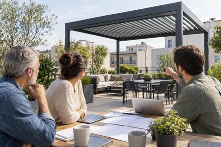 Pergola på delt terrasse: Planlegg ansvar og praktiske forhold