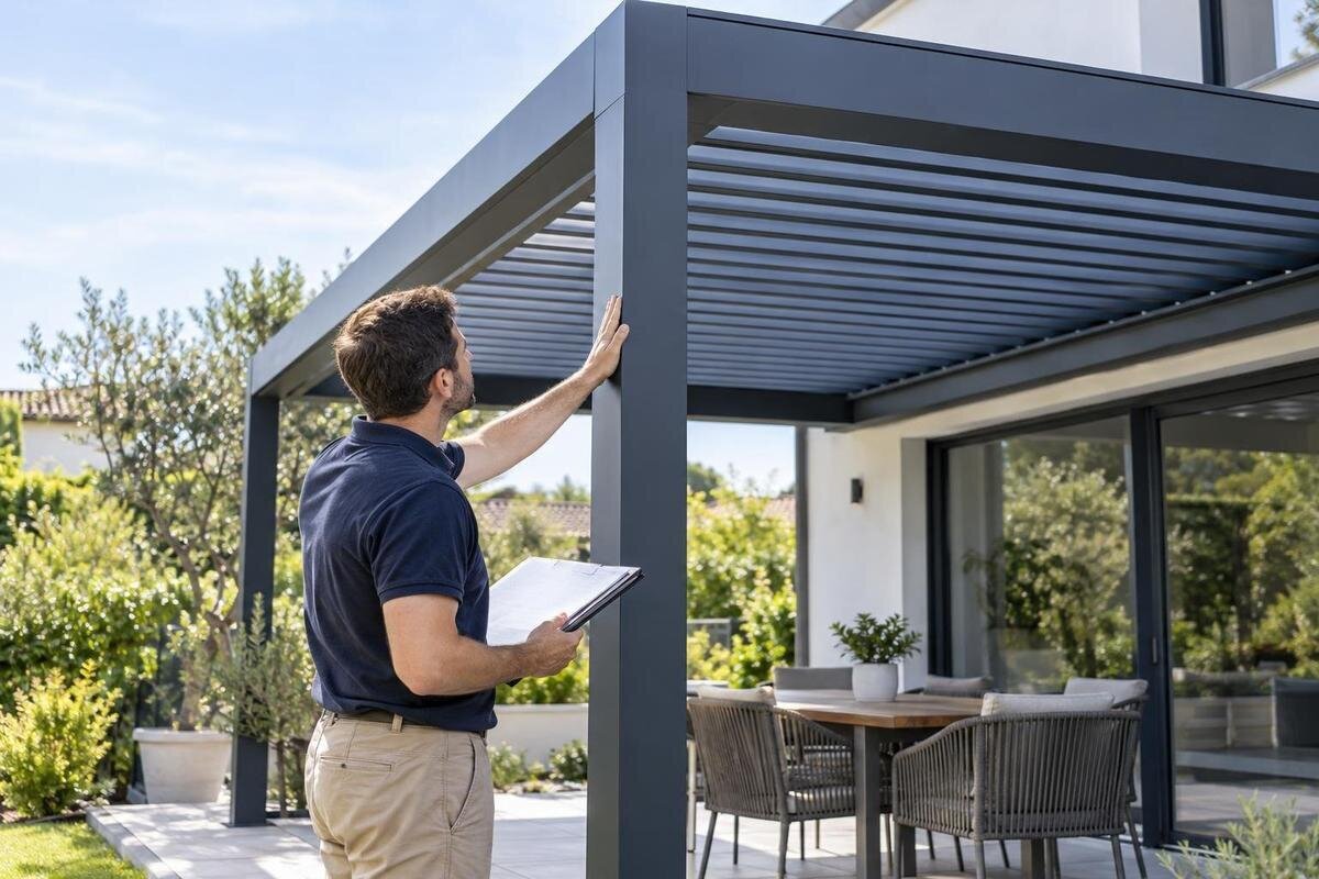 Sjekkliste for pergola før endelig overtakelse