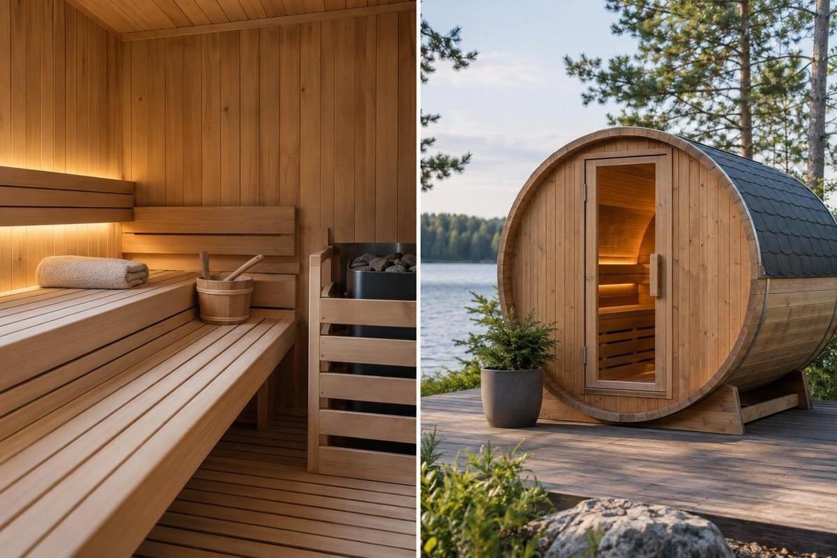 Utebadstue eller innebadstue – hvor bør den stå?