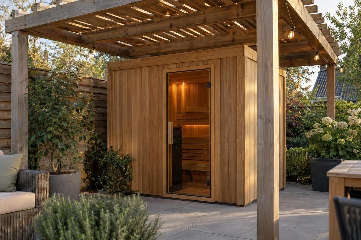 Dette må du avklare for badstue under pergola eller hagetak