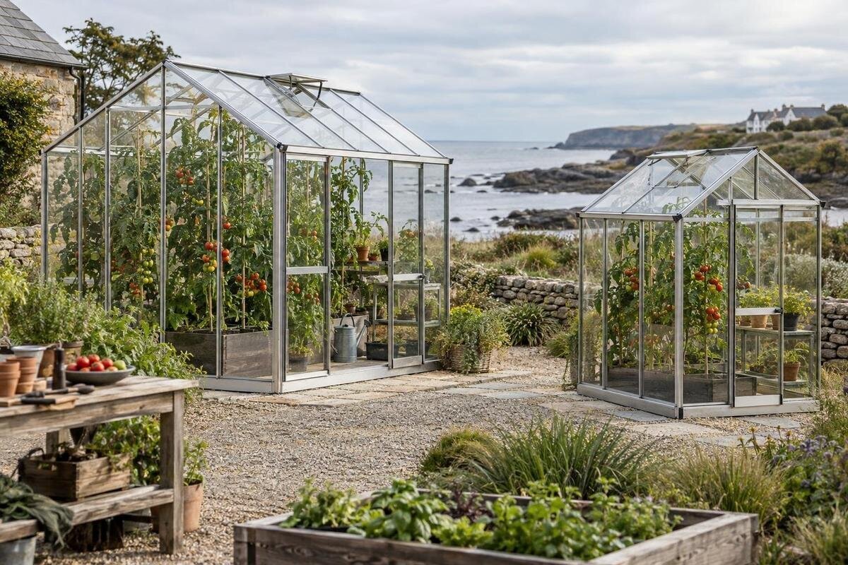 Kjøpe drivhus til tomater? Slik velger du høyde og plass til plantene