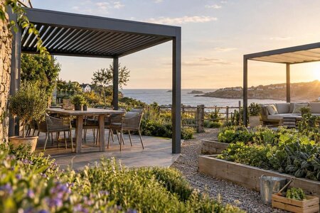 Kjøpe pergola til en eiendom ved kysten: Dette bør du vurdere