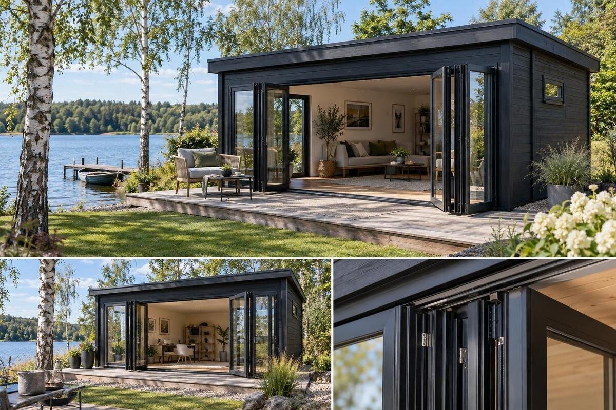 Kjøp av hagehus med foldedører i glass: Dette bør du vurdere