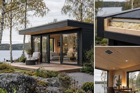 Takisolering i hagehus: plass, ventilasjon og fukt