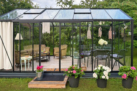 Luxvindu: Ventilasjon i aluminiumdrivhus – mindre kondens