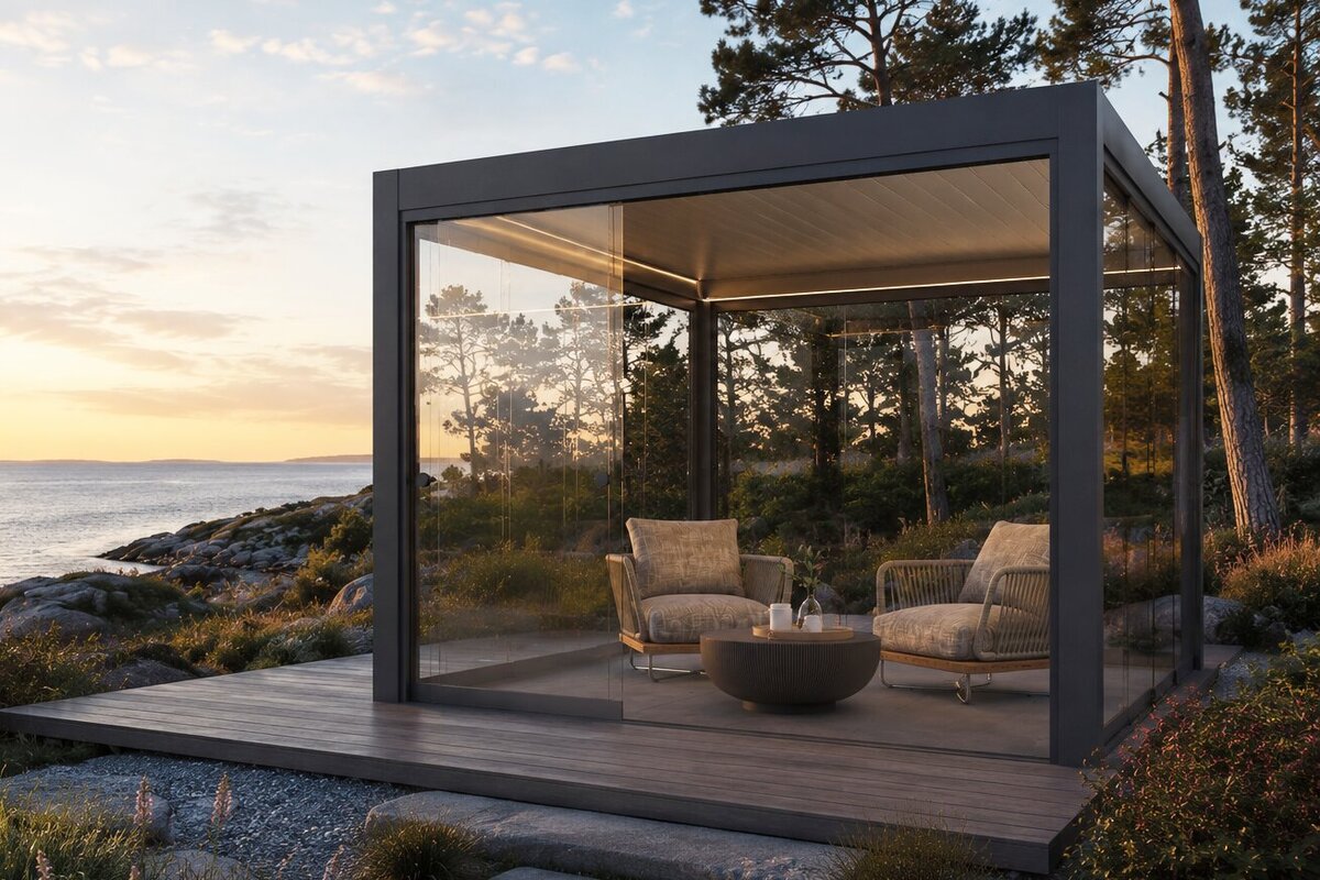 Moderne pergola i Norge – 12 ideer for terrasse og hage | Luxvindu