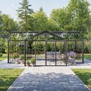 T-modell drivhus i aluminium – romslig orangeri med stil