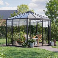 Luxvindu Hexagon Drivhus – Seks­kantet eleganse for hagen din