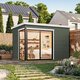 Modano – Moderne hagehus i tre med glassfasade