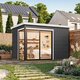 Modano – Moderne hagehus i tre med glassfasade