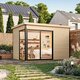 Modano – Moderne hagehus i tre med glassfasade