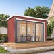 Modano – Moderne hagehus i tre med glassfasade