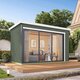 Modano – Moderne hagehus i tre med glassfasade