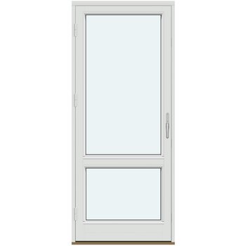 Balkongdører med aluminiumsbekledning (Lager) (Med én ramme, utadslående)