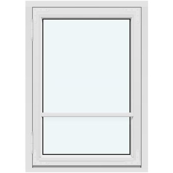 Historisk sidehengslet vinduer (Med én ramme, utadslående)