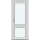 1 ramme med 1 vannrett sprosse som deler glass