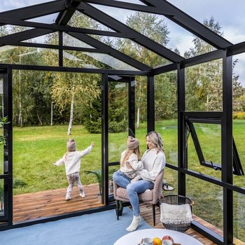 Vinterhage, hagestue og drivhus