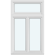 Innadslående vinduer (Med to rammer)
