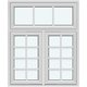 Sidesving vinduer (Med to rammer, utadslående)