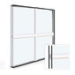 Aluminiums sprosser mellom glasset RAL 9016