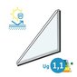 26mm 2-lags isolerglass Super LowE 1.0 belegg med varm kant (CHR)